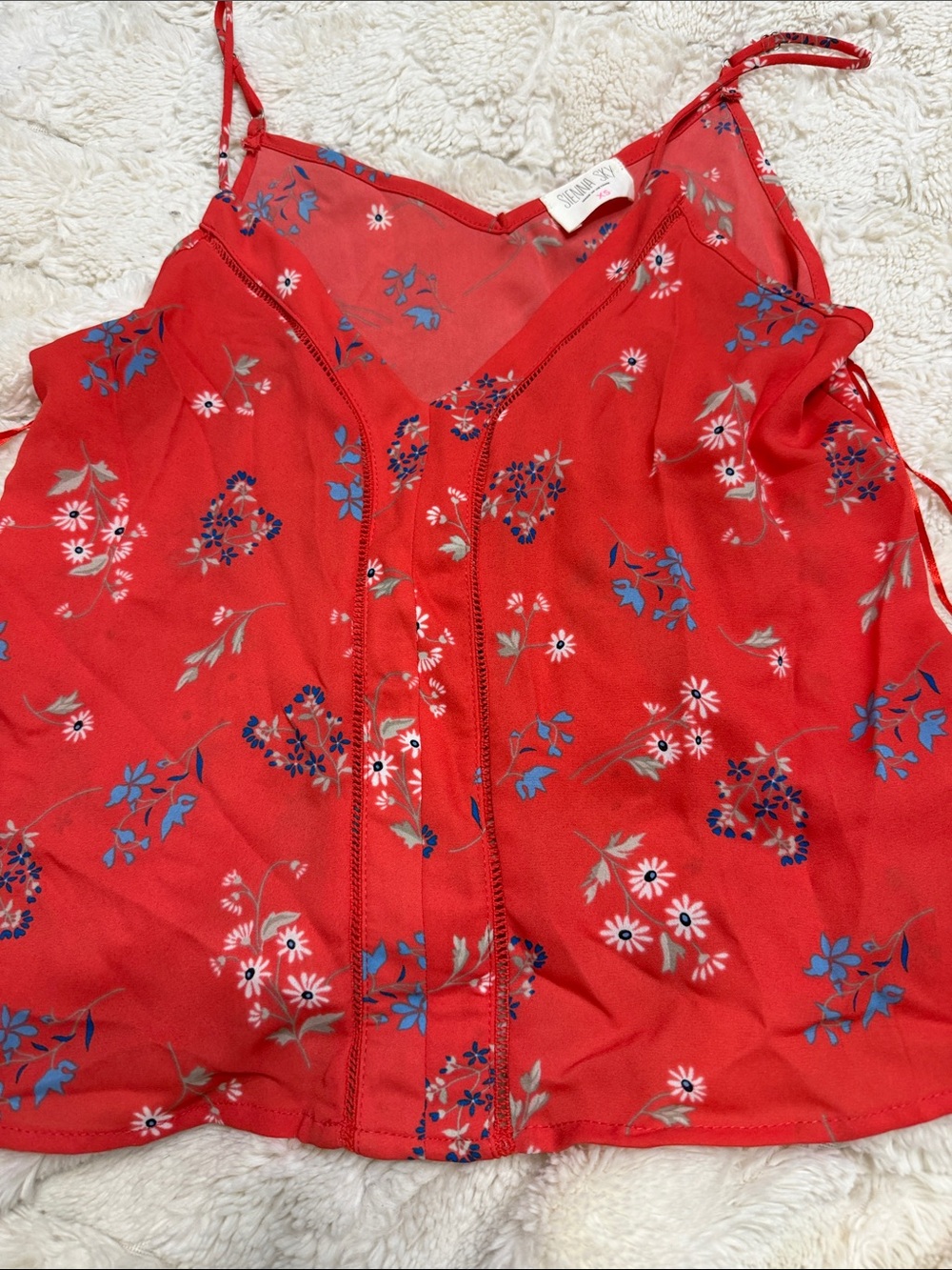 Sienna Sky Red Floral V-Neck Cami